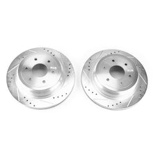 गैलरी व्यूवर में इमेज लोड करें, Power Stop 16-18 Nissan Titan XD Rear Evolution Drilled &amp; Slotted Rotors - Pair