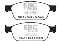 गैलरी व्यूवर में इमेज लोड करें, EBC 12+ Ford Focus 2.0 Turbo ST Yellowstuff Front Brake Pads