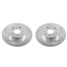 Cargar imagen en el visor de la galería, Power Stop 07-13 Suzuki SX4 Front Evolution Drilled &amp; Slotted Rotors - Pair