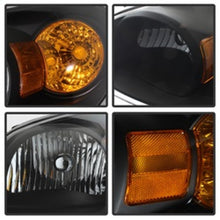Carica l&#39;immagine nel visualizzatore di Gallery, Xtune Chevy Cobalt 05-10 Crystal Headlights Black HD-JH-CCOB05-AM-BK