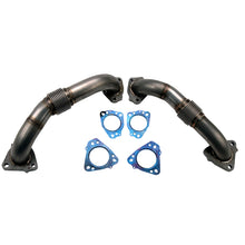 Cargar imagen en el visor de la galería, Wehrli 17-19 Chevrolet 6.6L L5P Duramax 2in Stainless Up Pipe Kit w/Gaskets