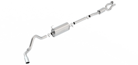 Borla S-Type Cat-Back 17-19 Ford F-250/350 Super Duty Side Exit Exhaust - 5in tip