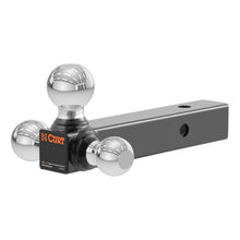 Carica l&#39;immagine nel visualizzatore di Gallery, Curt Multi-Ball Mount (2in Hollow Shank 1-7/8in 2in &amp; 2-5/16in Chrome Balls)