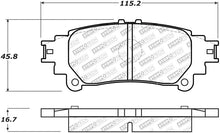 Laden Sie das Bild in den Galerie-Viewer, StopTech 13-19 Lexus GS350 Street Select Rear Brake Pads