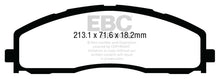 गैलरी व्यूवर में इमेज लोड करें, EBC 13+ Ford F250 (inc Super Duty) 6.2 (2WD) Extra Duty Front Brake Pads