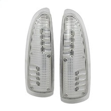 Charger l&#39;image dans la galerie, xTune Ford Superduty F250-F650 03-07 Amber LED Mirror Signal Lens - Clear ACC-LED-FDSD99-MR-C