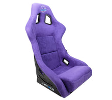 गैलरी व्यूवर में इमेज लोड करें, NRG FRP Bucket Seat PRISMA Edition W/ pearlized Back Purple Alcantara - Large