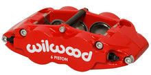 गैलरी व्यूवर में इमेज लोड करें, Wilwood Caliper Forged Narrow Superlite L/H FNSL6R-DS Dust Seal 1.62/1.12 1.10in Rotor Width - Red