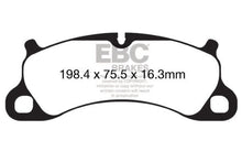 गैलरी व्यूवर में इमेज लोड करें, EBC 12-15 Porsche 911 (991) (Cast Iron Rotor only) 3.8 Carrera S Redstuff Front Brake Pads