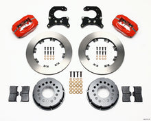 गैलरी व्यूवर में इमेज लोड करें, Wilwood Forged Dynalite P/S Rear Kit Red 58-64 Olds/Pontiac Ends