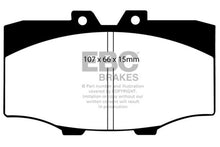 Carica l&#39;immagine nel visualizzatore di Gallery, EBC 84-88 Toyota 4 Runner 2.4 Yellowstuff Front Brake Pads