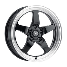 Laden Sie das Bild in den Galerie-Viewer, Forgestar F001 17X10 D5 Beadlock 5X120 ET45 BS7.3 Gloss Black w/ Machine Lip 78.1