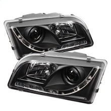 Carica l&#39;immagine nel visualizzatore di Gallery, Spyder Volvo S40 97-03 Projector Headlights DRL Black High H1 Low H1 PRO-YD-VOS4097-DRL-BK