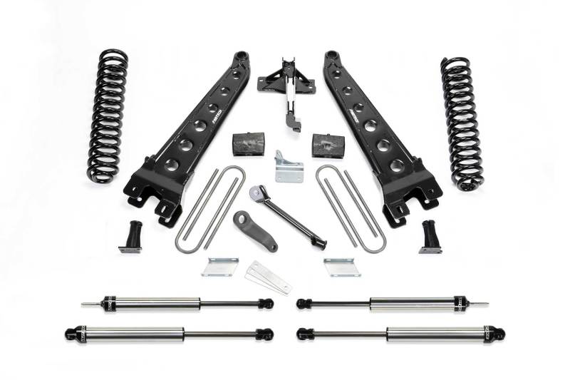 Fabtech 11-13 Ford F450/550 4WD 10 Lug 6in Radius Arm System w/DL Shocks