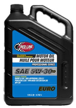 Carica l'immagine nel visualizzatore di Gallery, Red Line Professional Series Euro 5W30 TD Motor Oil - Quart - Single