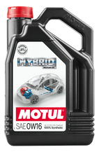 Load image into Gallery viewer, Motul 4L OEM Synthetic Engine Oil Hybrid 0W16 4X4L API SN image 1