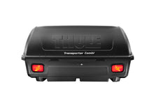 Load image into Gallery viewer, Thule Transporter Combi Tilt-Down Hitch Cargo Box (Incl. Pre-Wired Tail Lights/License Plate Adap.)
