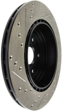 Charger l&#39;image dans la galerie, StopTech 08+ Subaru STI (Will Not Fit 05-07) Slotted &amp; Drilled Sport Brake Rotor