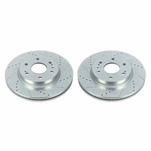 Carica l&#39;immagine nel visualizzatore di Gallery, Power Stop 19-20 Chevrolet Silverado 1500 Front Evolution Drilled &amp; Slotted Rotors - Pair