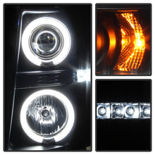 Laden Sie das Bild in den Galerie-Viewer, Spyder Chevy Silverado 1500 07-13 Projector Headlights CCFL Halo LED Blk Smke PRO-YD-CS07-CCFL-BSM