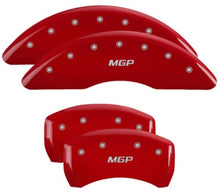Charger l&#39;image dans la galerie, MGP 4 Caliper Covers Engraved Front &amp; Rear MGP Red Finish Silver Char 2019 Volkswagen Atlas