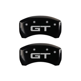 MGP Rear set 2 Caliper Covers Engraved Rear 2015/GT Black finish silver ch