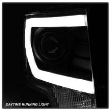 Cargar imagen en el visor de la galería, xTune Ford F150 Projector Headlights - Light Bar DRL - Black PRO-JH-FF15009-LBDRL-BK