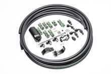 Carica l'immagine nel visualizzatore di Gallery, Radium Engineering Late Nissan Fuel Hanger Plumbing Kit Stainless Filter