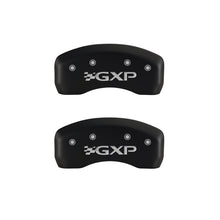 Cargar imagen en el visor de la galería, MGP 4 Caliper Covers Engraved Front Pontiac Engraved Rear GXP Red finish silver ch