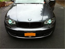 Laden Sie das Bild in den Galerie-Viewer, Spyder BMW E87 1-Series 08-11 Projector Headlights LED Halo Black High H1 Low H7 PRO-YD-BMWE87-HL-BK