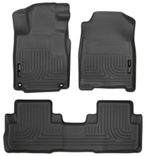 Laden Sie das Bild in den Galerie-Viewer, Husky Liners 2016 Honda CR-V WeatherBeater Combo Black Floor Liners - 2to4wheels img 3