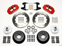 गैलरी व्यूवर में इमेज लोड करें, Wilwood Narrow Superlite 6R Front Hub Kit 12.88in Red 74-80 Pinto/Mustang II Disc Spindle only