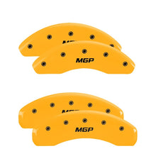 Charger l&#39;image dans la galerie, MGP 4 Caliper Covers Engraved Front &amp; Rear MGP Yellow Finish Black Char 2019 Toyota CH-R