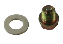 Carica l&#39;immagine nel visualizzatore di Gallery, Moroso Oil Pan Drain Plug w/Nylon Washer - 14mm x 1.5 Thread (Use w/Part No 20911/20980)