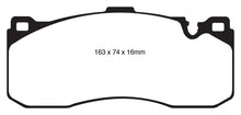 गैलरी व्यूवर में इमेज लोड करें, EBC 08-10 BMW 135 3.0 Twin Turbo Yellowstuff Front Brake Pads