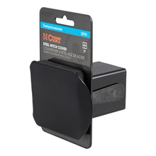 Load image into Gallery viewer, Curt 2in Black Steel Hitch Tube Cover (Packaged)