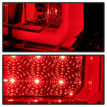 Laden Sie das Bild in den Galerie-Viewer, Spyder 07-13 Toyota Tundra V2 Light Bar LED Tail Lights - Red Clear ALT-YD-TTU07V2-LB-RC
