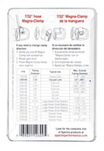 Carica l&#39;immagine nel visualizzatore di Gallery, Spectre Magna-Clamp Hose Clamps 7/32in. (2 Pack) - Red/Blue
