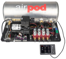 Carica l&#39;immagine nel visualizzatore di Gallery, Ridetech RidePro E5 Air Ride Suspension Control System 3 Gal Single Compressor AirPod 1/4in Valves