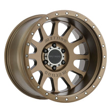 Laden Sie das Bild in den Galerie-Viewer, Method MR605 NV 20x10 -24mm Offset 6x135 87mm CB Method Bronze Wheel