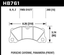 Laden Sie das Bild in den Galerie-Viewer, Hawk 10-13 Porsche Panamera / 15-17 Porsche Macan Turbo HPS 5.0 Front Brake Pads
