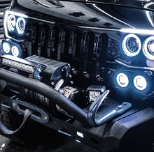 Carica l'immagine nel visualizzatore di Gallery, Oracle Vector Jeep Wrangler JK Grille Halo Kit - ColorSHIFT 2