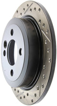 Charger l&#39;image dans la galerie, StopTech 07-09 Mini Coooper/Cooper S Slotted &amp; Drilled Right Rear Rotor
