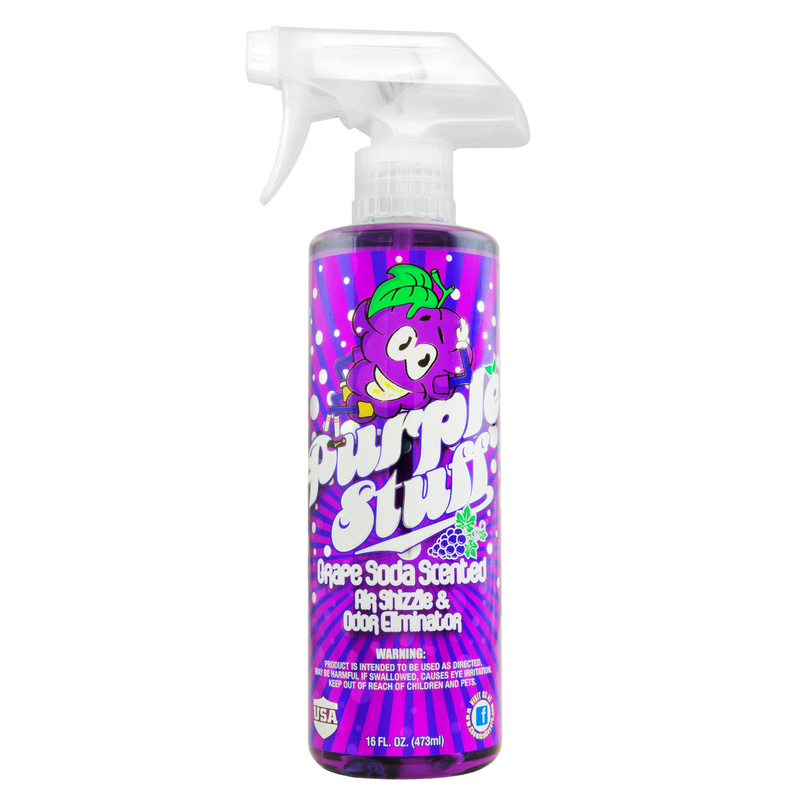 Chemical Guys Purple Stuff Grape Soda Air Freshener & Odor Eliminator - 16oz (P6)