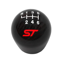 Carica l'immagine nel visualizzatore di Gallery, Ford Racing Focus ST Black Carbon Fiber Shift Knob 6 Speed