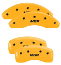 Charger l&#39;image dans la galerie, MGP 4 Caliper Covers Engraved Front &amp; Rear MGP Yellow Finish Black Characters 2018 Kia Optima