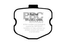 Carica l&#39;immagine nel visualizzatore di Gallery, EBC 10-13 Chevrolet Corvette (C6) 6.2 Grand Sport Yellowstuff Front Brake Pads