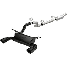 Carica l&#39;immagine nel visualizzatore di Gallery, MagnaFlow 2018+ Jeep Wrangler 3.6L 409 SS Dual Split Rear Exit Black Tips Cat-Back Exhaust
