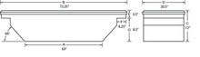 Laden Sie das Bild in den Galerie-Viewer, Lund Universal Aluminum Single Lid HD 28 Cross Bed Box - Black
