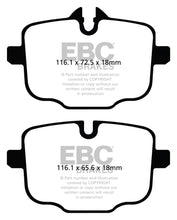 Laden Sie das Bild in den Galerie-Viewer, EBC 12+ BMW M5 4.4 Twin Turbo (F10) Redstuff Rear Brake Pads